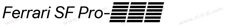 Ferrari SF Pro字体转换 Ferrari SF Pro字体转换